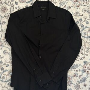 Zara Elegant Black Men's Dress Shirt